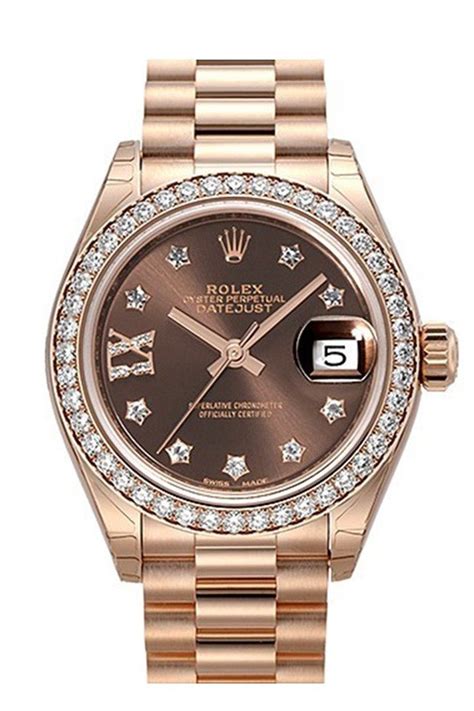 rose gold women's rolex watches price|rolex lady datejust rose gold.